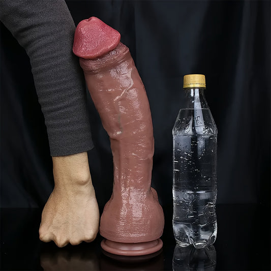 Super Long Light Beige Dildo Huge Penis