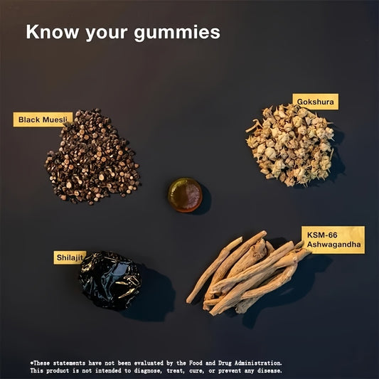 Pure Himalayan Shilajit Gold Snow Armor Golden Soft Gummies