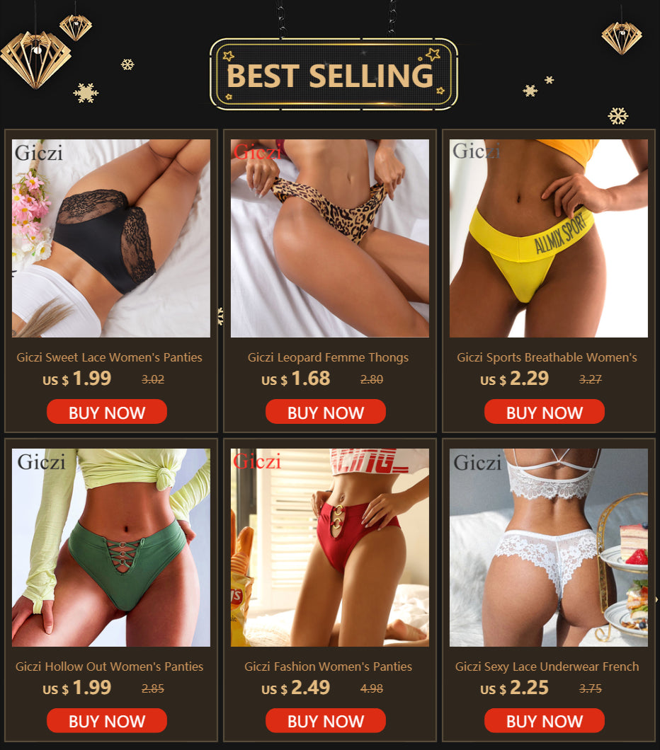 Giczi Sweet Lace Women's Panties