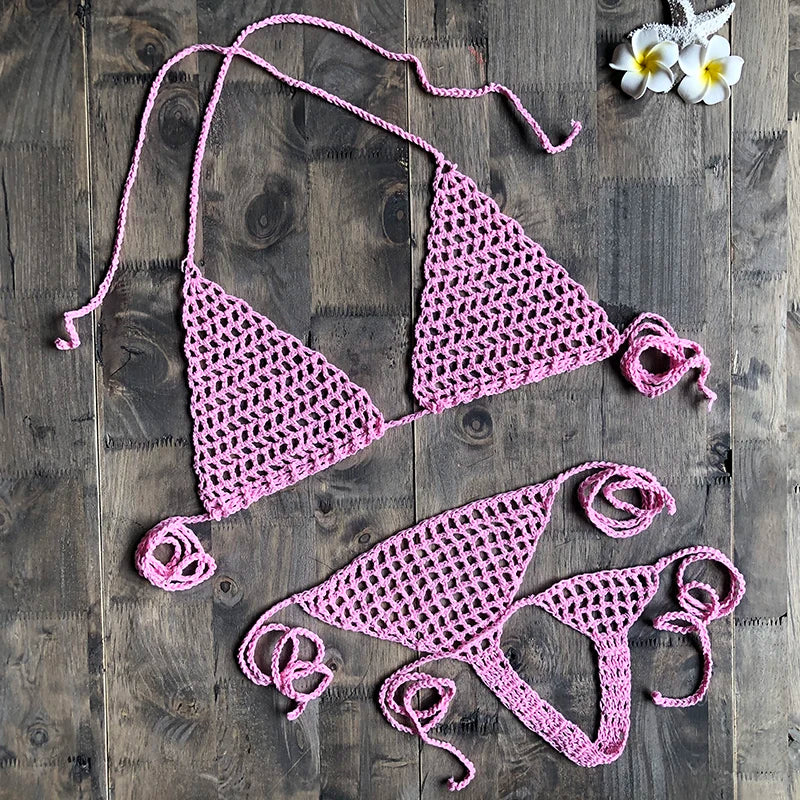Handmade Crochet Micro Bikini G Thong