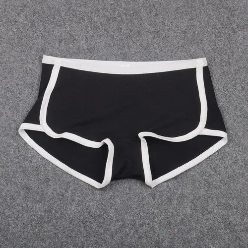 2pcs Set Comfortable Underwear Women Cotton Boyshort Briefs