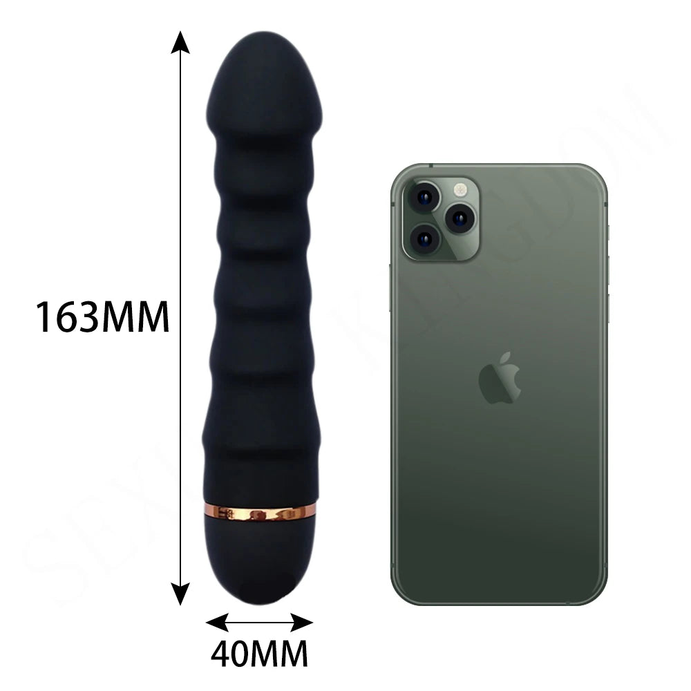 20 Modes Vibrator Soft Silicone Dildo Realistic Penis Strong Motor