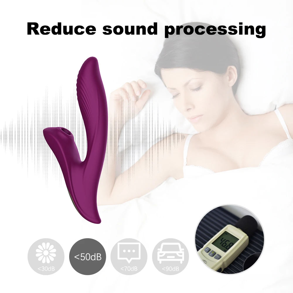 Vagina Sucking Vibrator 10 Speed Vibrating Oral Sex Suction Clitoris