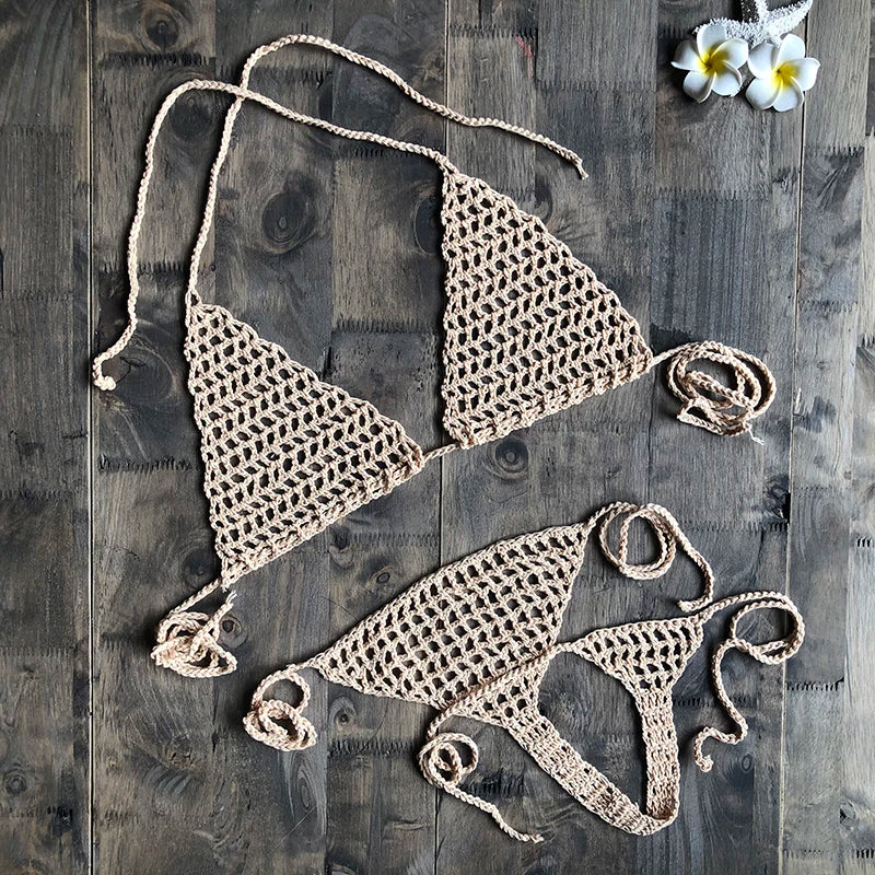 Handmade Crochet Micro Bikini G Thong