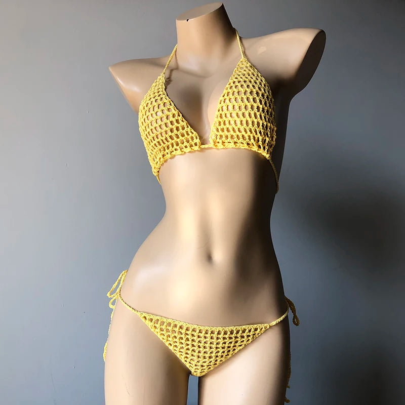 Handmade Crochet Micro Bikini G Thong