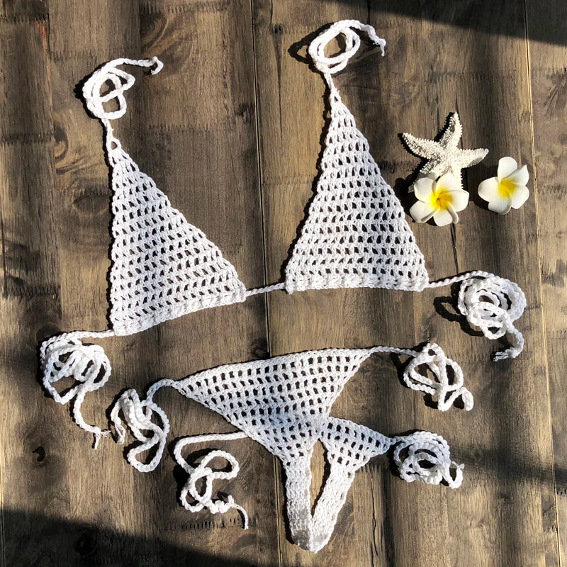 Handmade Crochet Micro Bikini G Thong