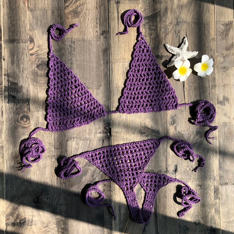 Handmade Crochet Micro Bikini G Thong