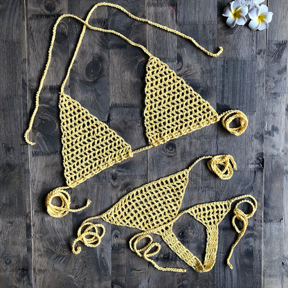 Handmade Crochet Micro Bikini G Thong