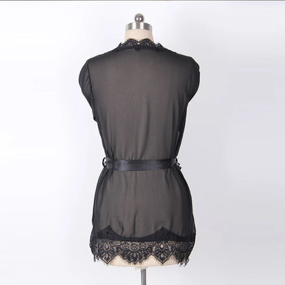 Sleepwear Women Lace Babydoll Erotic Sexy Lingerie Pajamas