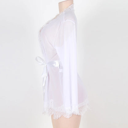 Sleepwear Women Lace Babydoll Erotic Sexy Lingerie Pajamas