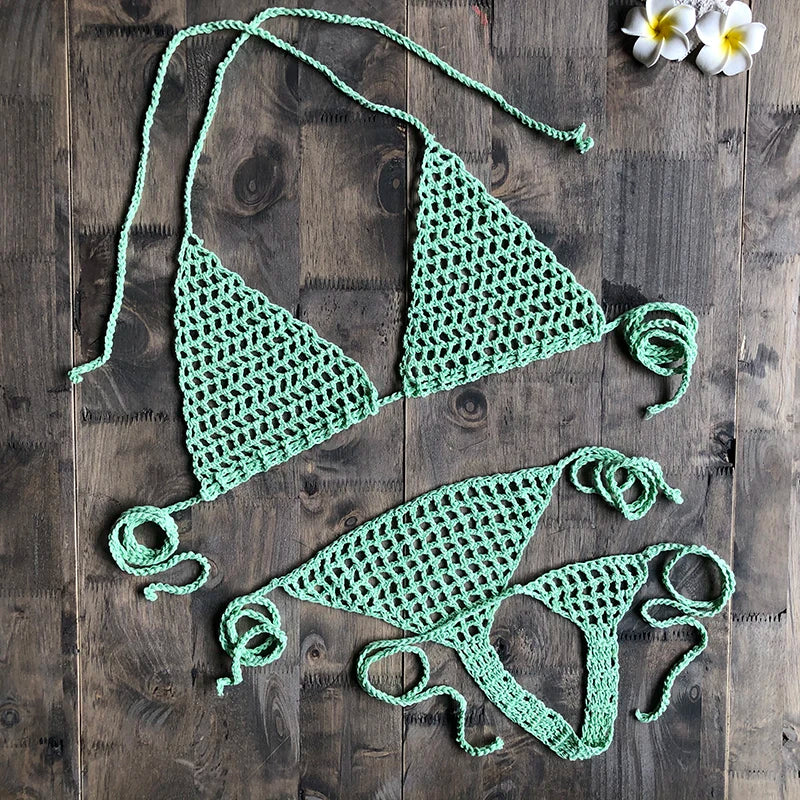 Handmade Crochet Micro Bikini G Thong
