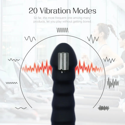 20 Modes Vibrator Soft Silicone Dildo Realistic Penis Strong Motor