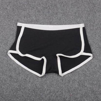2pcs Set Comfortable Underwear Women Cotton Boyshort Briefs