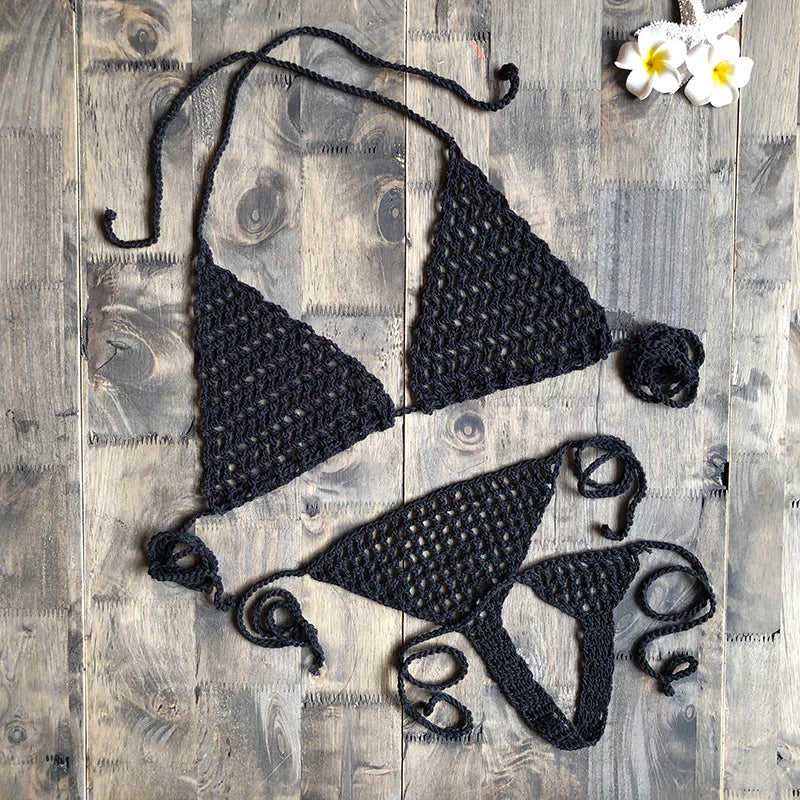 Handmade Crochet Micro Bikini G Thong