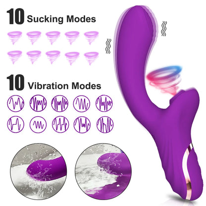 Powerful Clitoral Vibrator For Women Clit Clitoris Sucker Sucking Vacuum