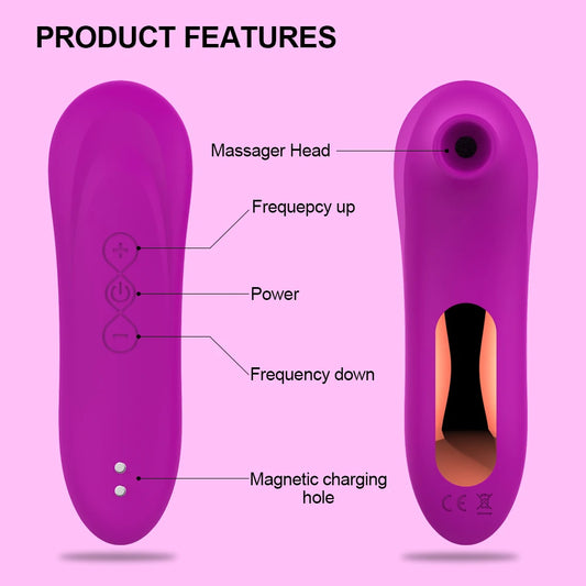 Powerful Clit Sucking Vibrator for Women Nipple Clitoris Sucker Stimulator
