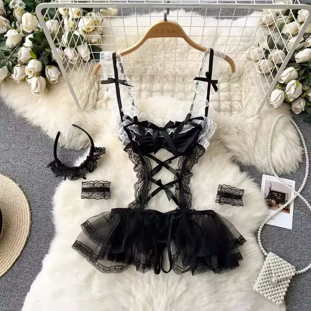 Tornova Sexy Uniform Lingerie Set