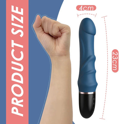 Big Dildo Vibrator for Women 10 Modes G-spot Clitoral Stimulator