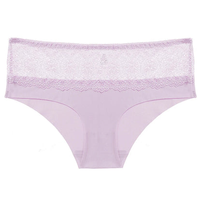 BZEL Lace Women's Panties Sweet Flowers Underwear Silk