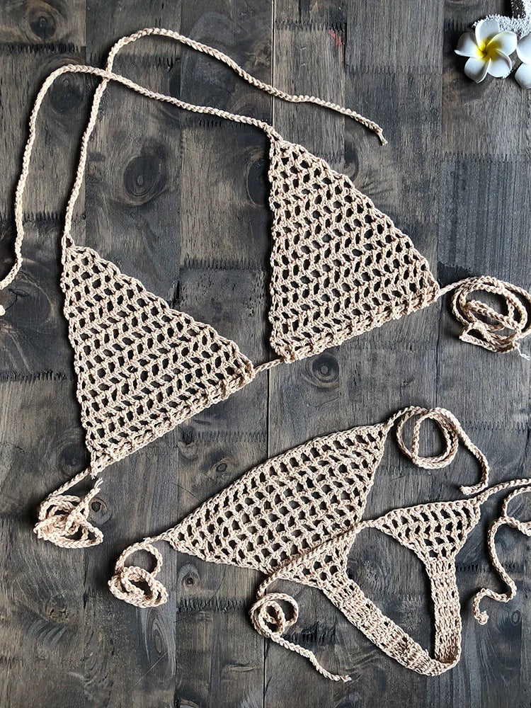 Handmade Crochet Micro Bikini G Thong