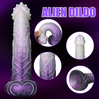 Huge Monster Dildo with Raised Points