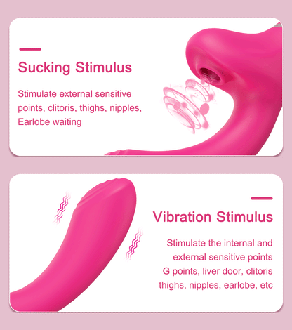 Powerful Clitoral Sucking Dildo Vibrator Female 20 Modes Clitoris Stimulator