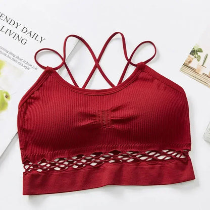 Hot Sales Tube Top Woman Bra Sexy Lingerie Female Fitness Top