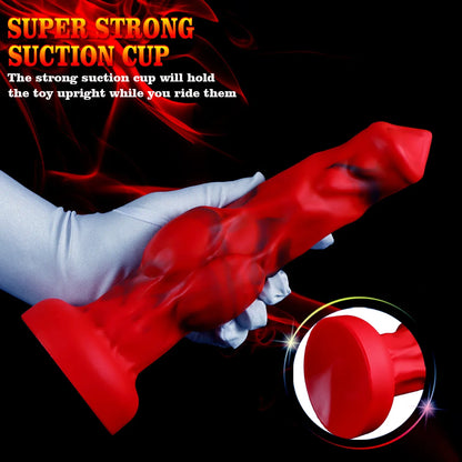 Wolf Monster Large Knot Dildo