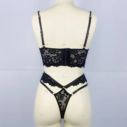 Toucheart Sexy Lingerie Strap Underwire Lace Bra For Women Sexy