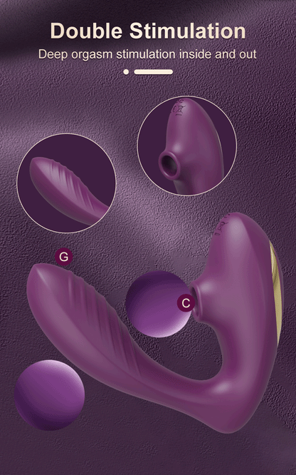 Clit Sucker Vibrator for Women Vagina G-Spot Vibrator Clitoris Stimulator
