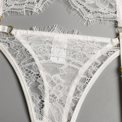 Sexy Lingerie Classic Bandage Bra Garters Thongs Push Up Brassiere
