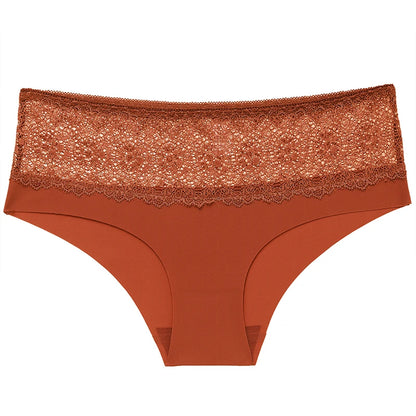 BZEL Lace Women's Panties Sweet Flowers Underwear Silk