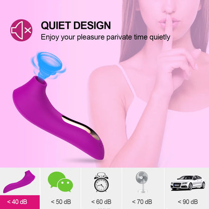 Powerful Vibrator for Women Female Sucker Masturbation Nipple Vacuum