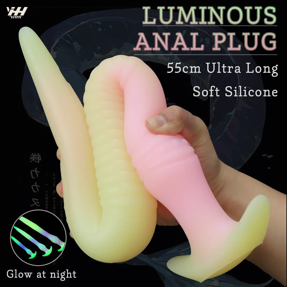 Luminous Animal Colourful Glowing Long Dildo
