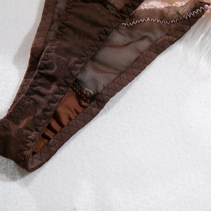 HIMEALAVO Sexy Lingerie Seamless Bra Sheer Lace