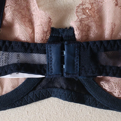 HIMEALAVO Sexy Lingerie Seamless Bra Sheer Lace