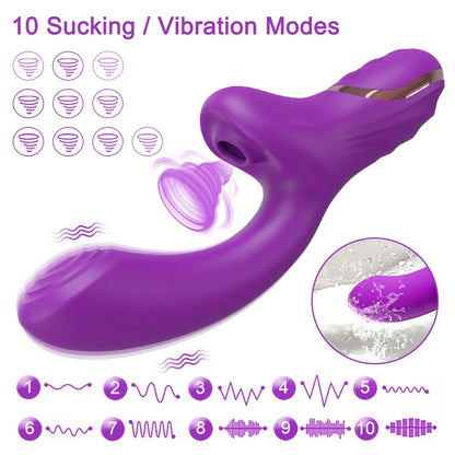 Clit Sucker Vagina Vibrator for Women G-Spot Clitoris