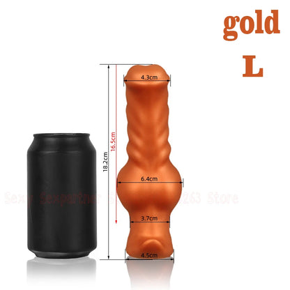 Silicone Dog Dildo Soft Big ButtPlug Stimulation Animal Dildo