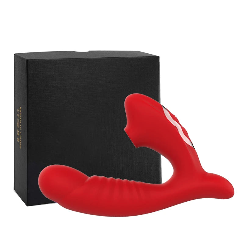 Sucking vibration 2-in-1 vibrator 10-speed oral sex 10-speed vibration