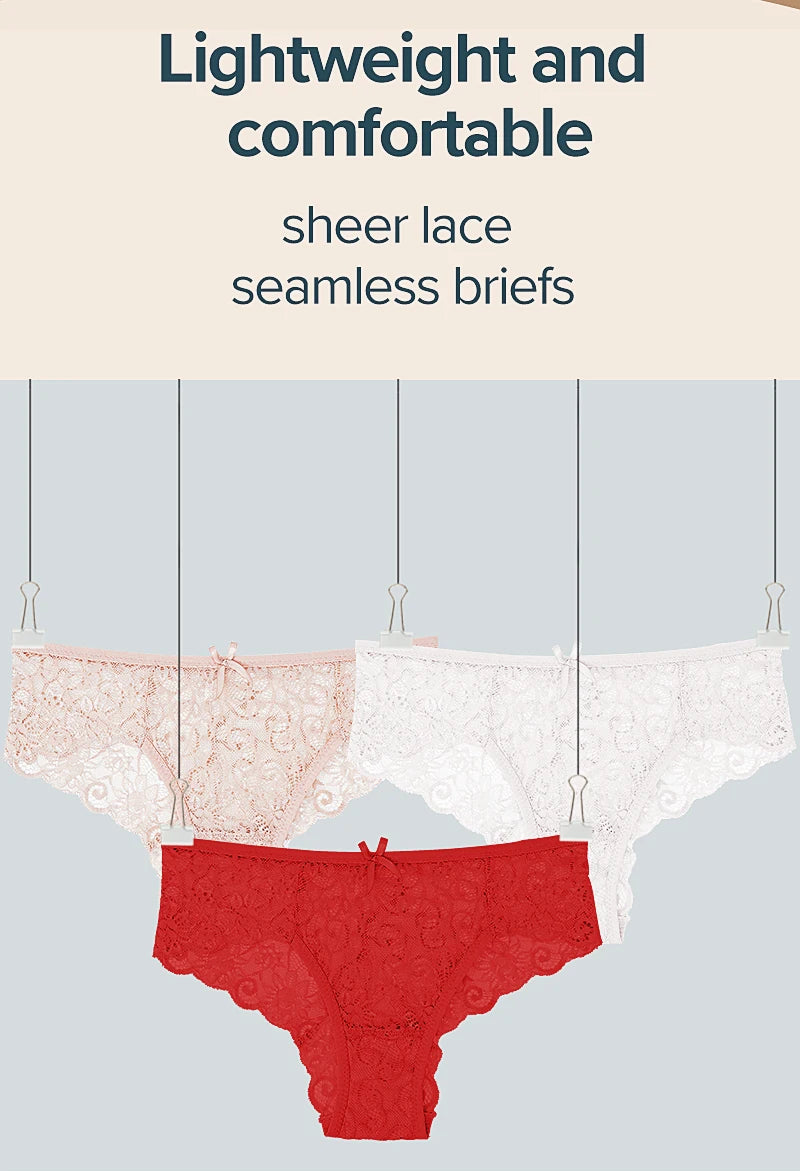 Sexy Transparent Lace Panties