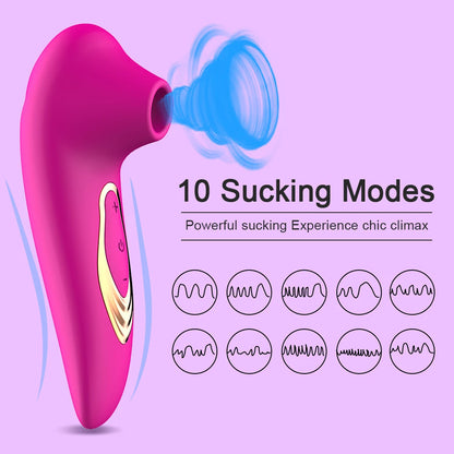Powerful Vibrator for Women Female Sucker Masturbation Nipple Vacuum