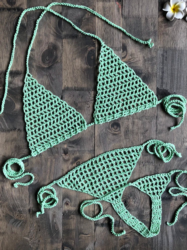 Handmade Crochet Micro Bikini G Thong