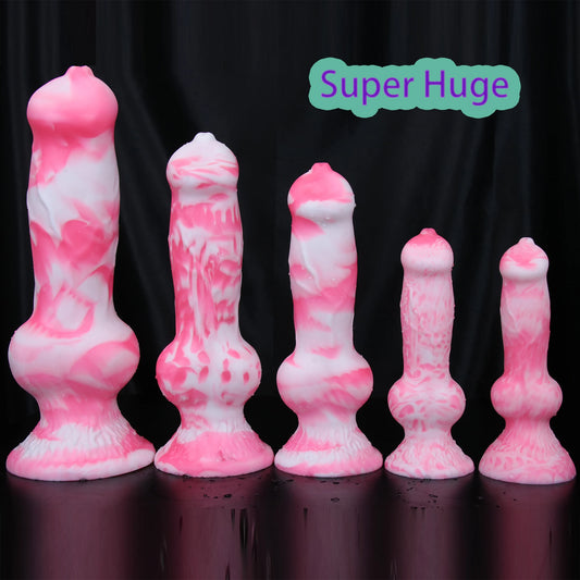 Dog Knot Soft Silicone Dildo