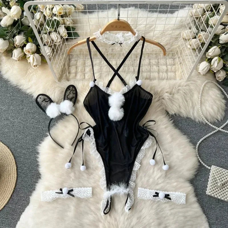 Tornova Sexy Uniform Lingerie Set