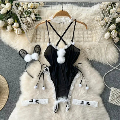 Tornova Sexy Uniform Lingerie Set