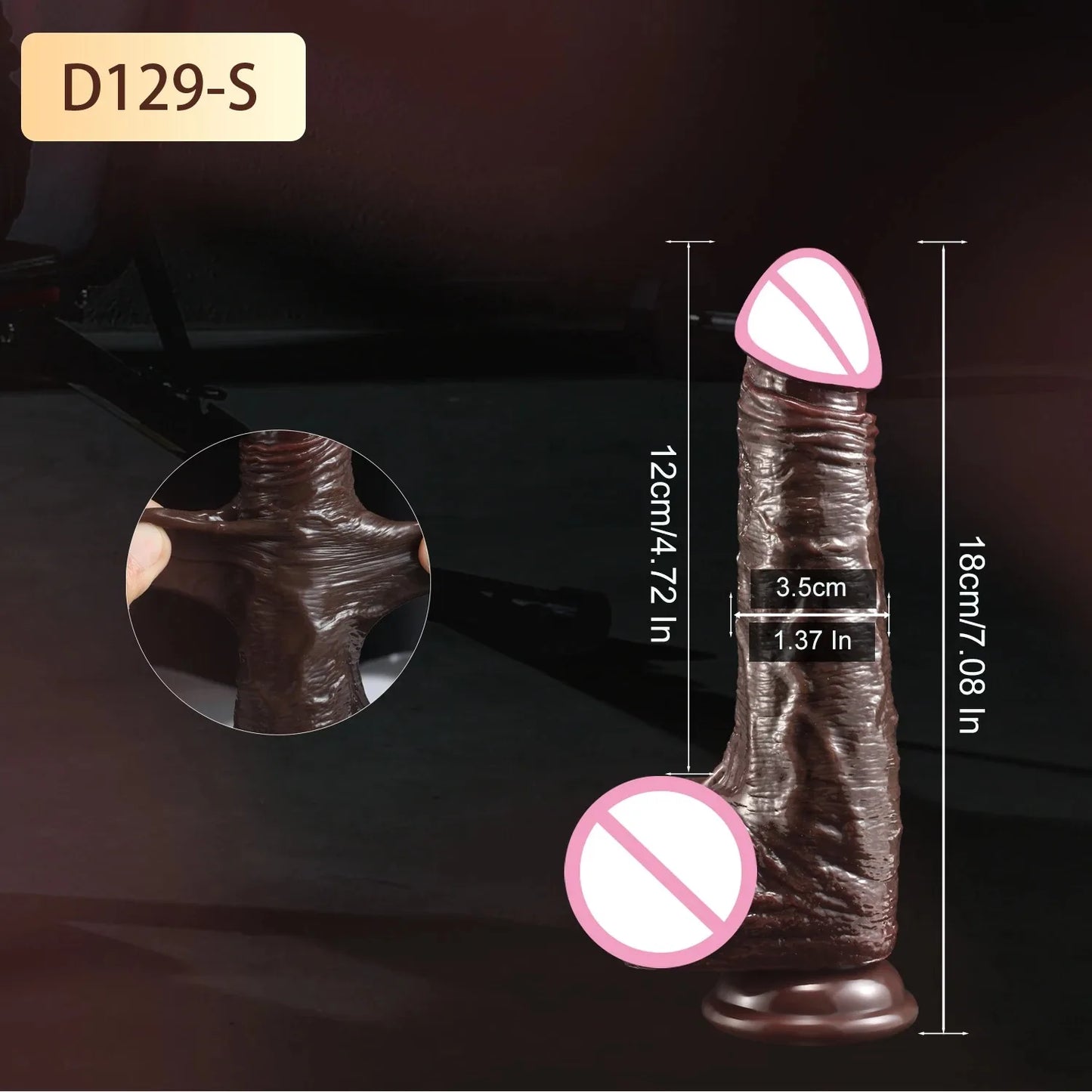 Wearable Realistic Strapon Dildo Skin Testicles Sliding