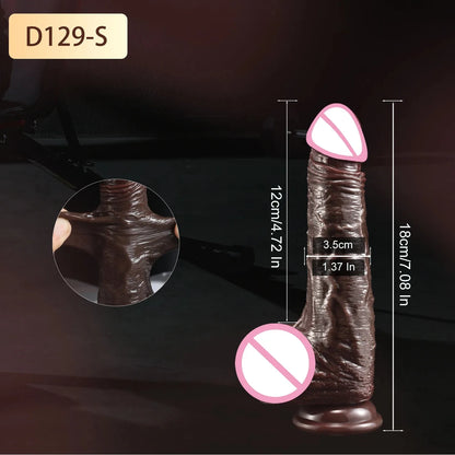 Wearable Realistic Strapon Dildo Skin Testicles Sliding