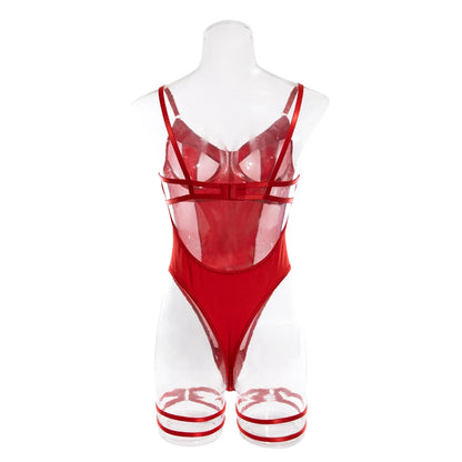 Lace Transparent Bodysuit Lingerie