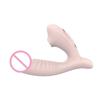 Sucking vibration 2-in-1 vibrator 10-speed oral sex 10-speed vibration