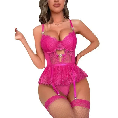 Lace Sexy Lingerie Transparent Hot Porno Lace Erotic Underwear